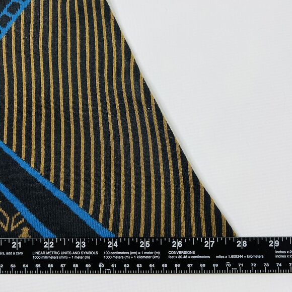 Flying Tomato Size XS Blue Multi Aztec Fit And Flare Asymmetrical Sweater Dress - Picture 6 of 7